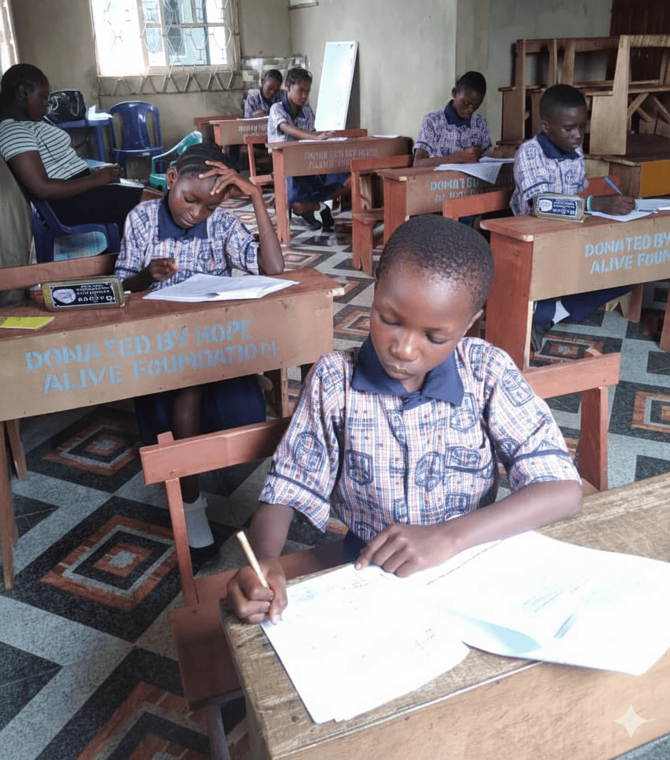 Outreach at a school 1